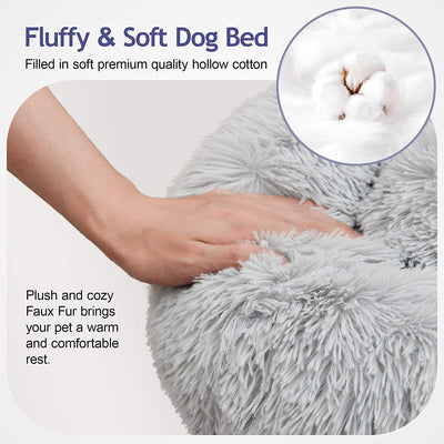 Anti-Anxiety Calming Dog Bed.